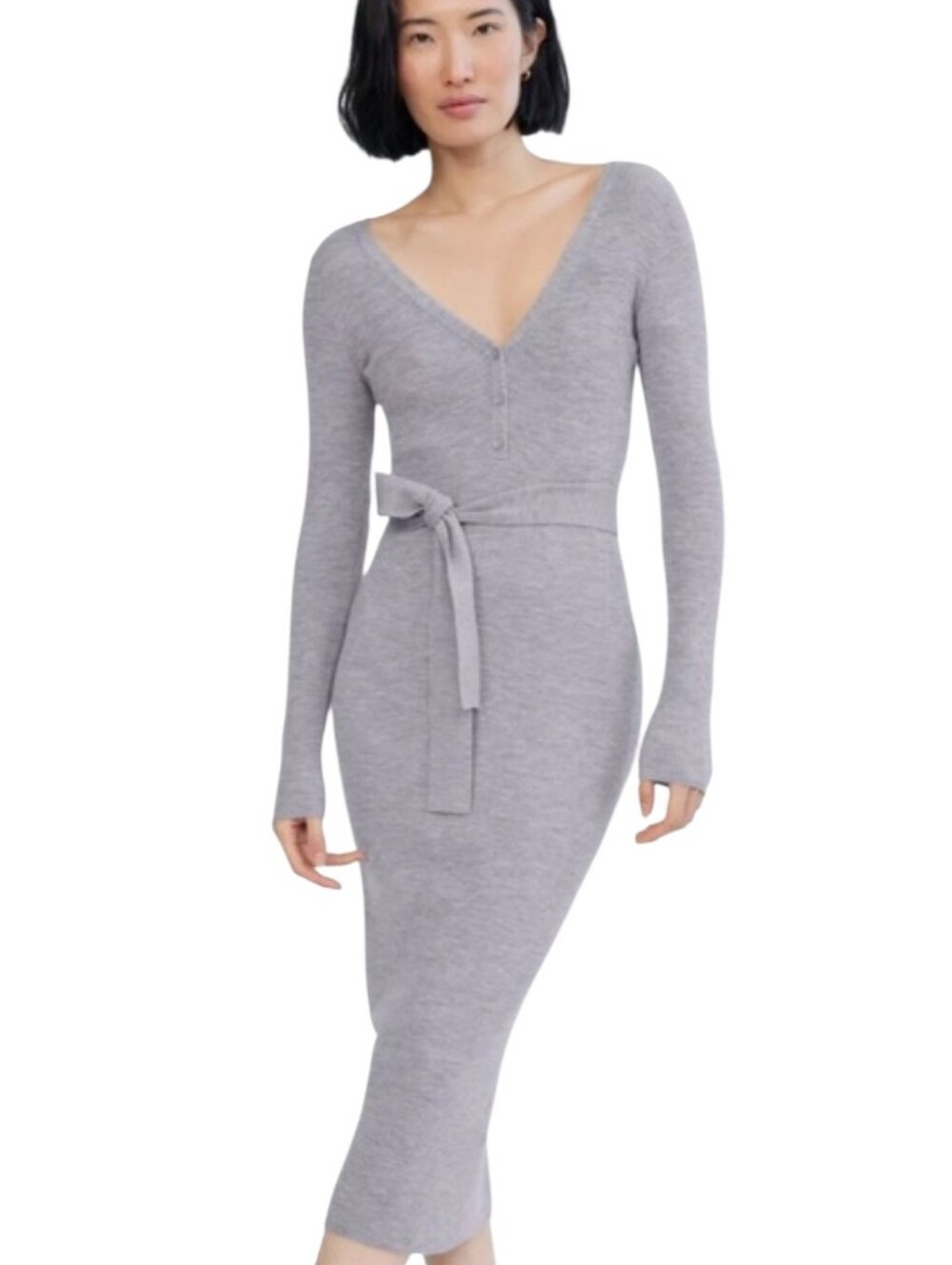 Aritzia The Group Babaton Henley Sweater Dress *flawed see photo